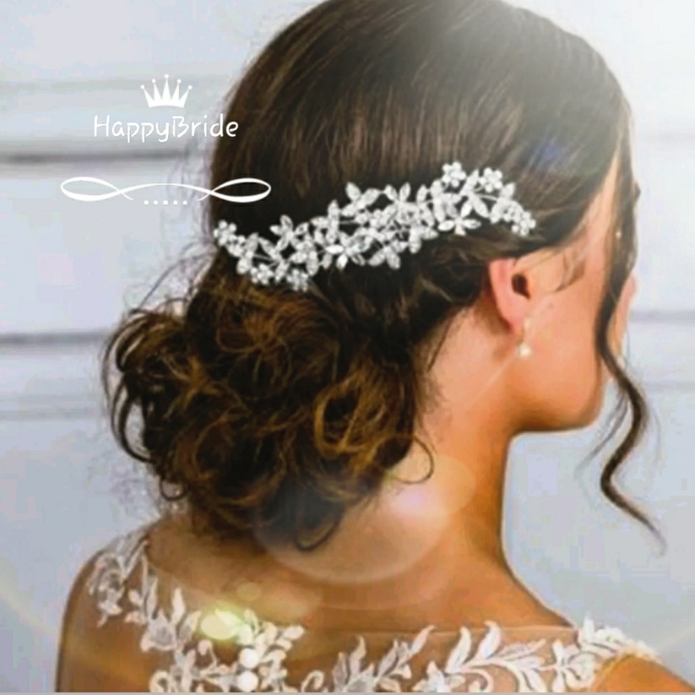Brandnew Beautiful Rhinestone hair Piece